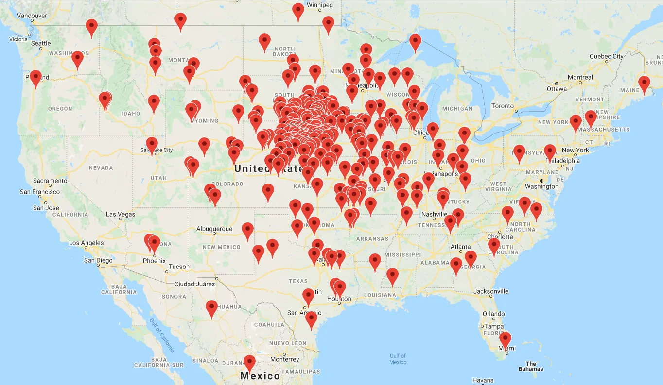 AuctionTime Map